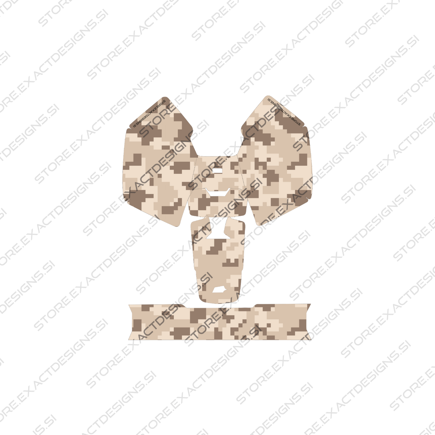 Camouflage Desert – Aufkleber für Mammotion Mähroboter Exact Designs