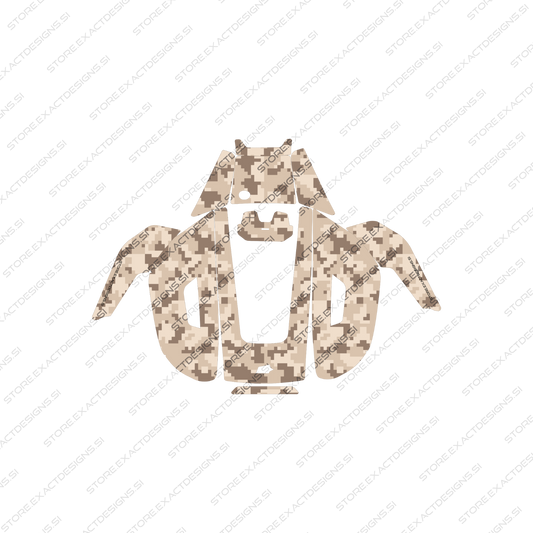 Camouflage Desert – Aufkleber für Mammotion Mähroboter Exact Designs