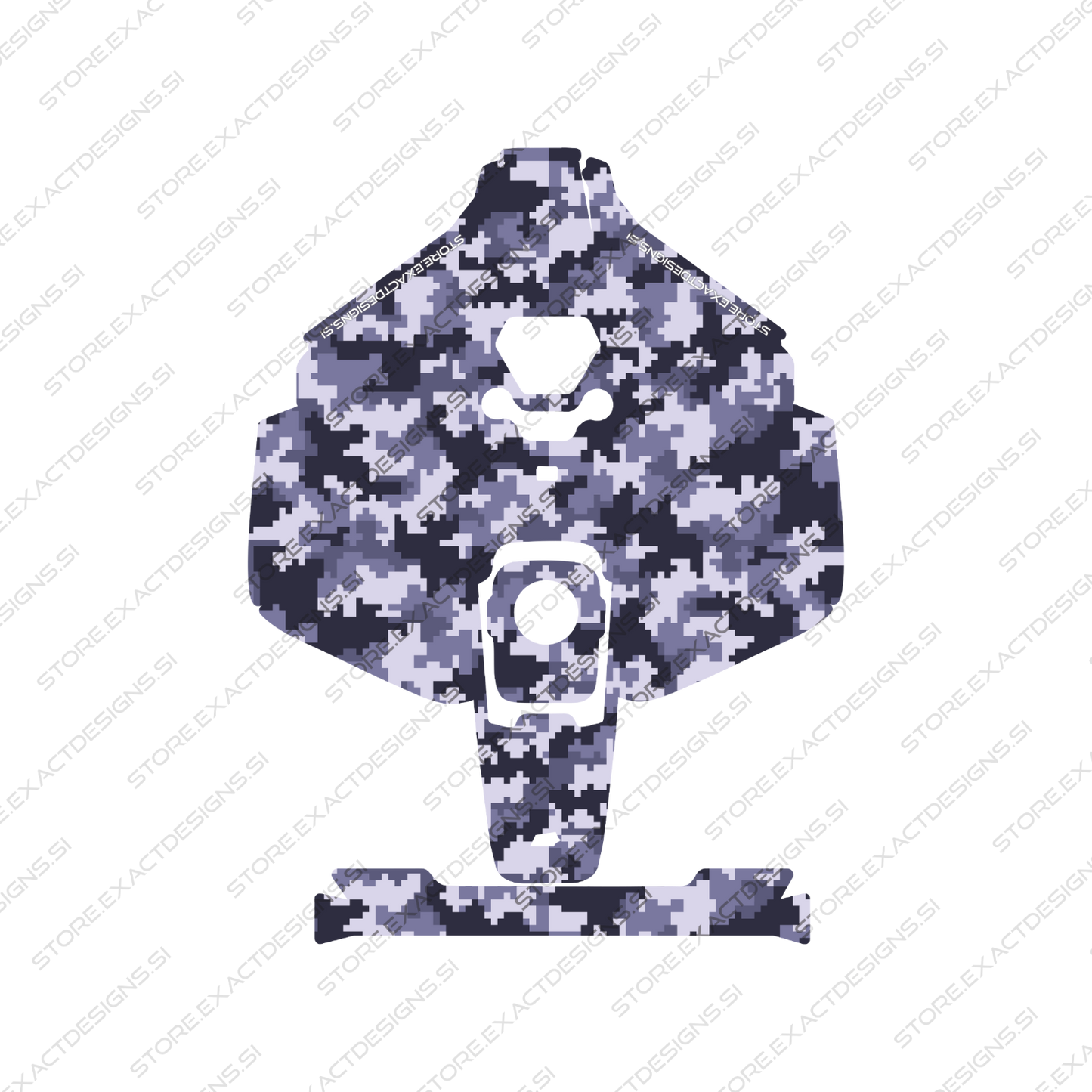 Camouflage Navy – Sticker for Mammotion Robotic Lawn Mowers Exact Designs