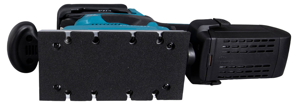 Makita DBO381ZU 18V LXT Planslip i användning