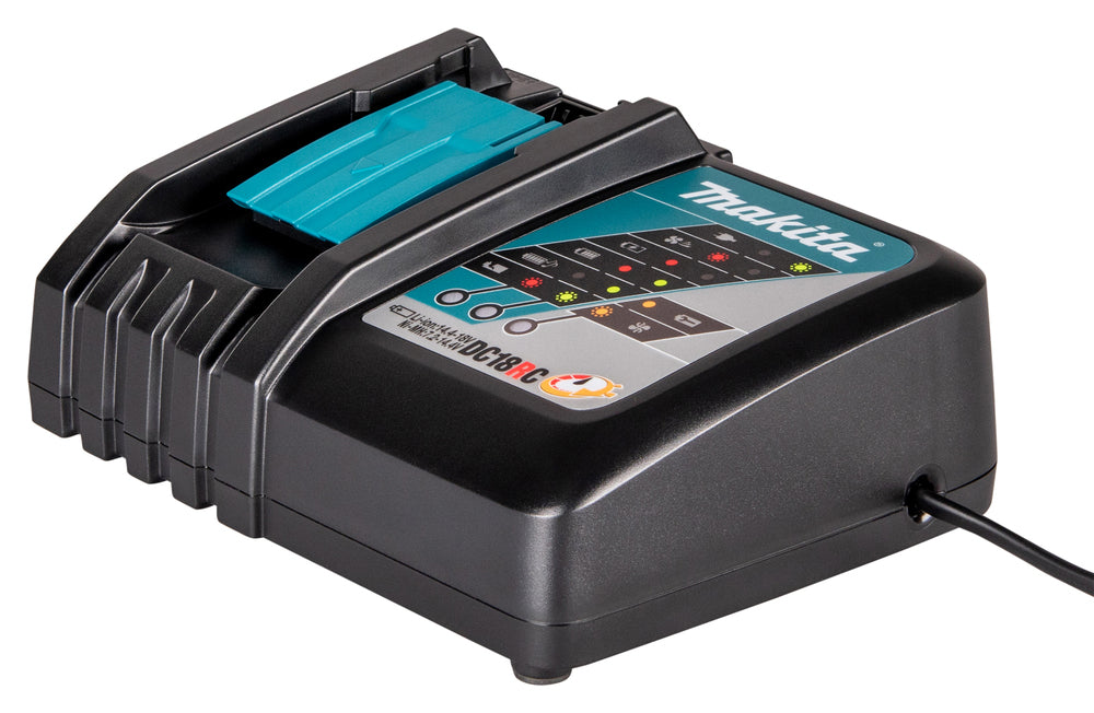 Makita DTW300Z + BL1860B + DC18RC – Slagskruvdragare Komplett Paket – produktbild 4