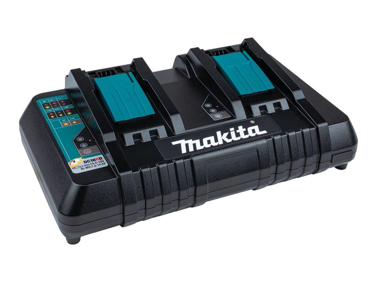 Makita DC18RD Dubbelladdare 14,4–18V LXT – Original