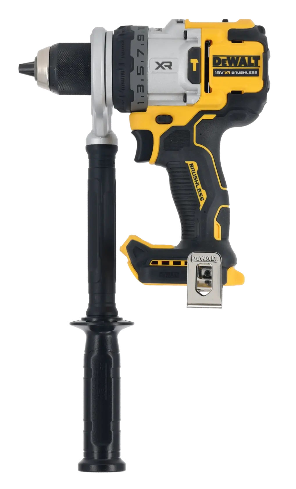 DeWalt DCD1007NT Kombiborrmaskin vy 2