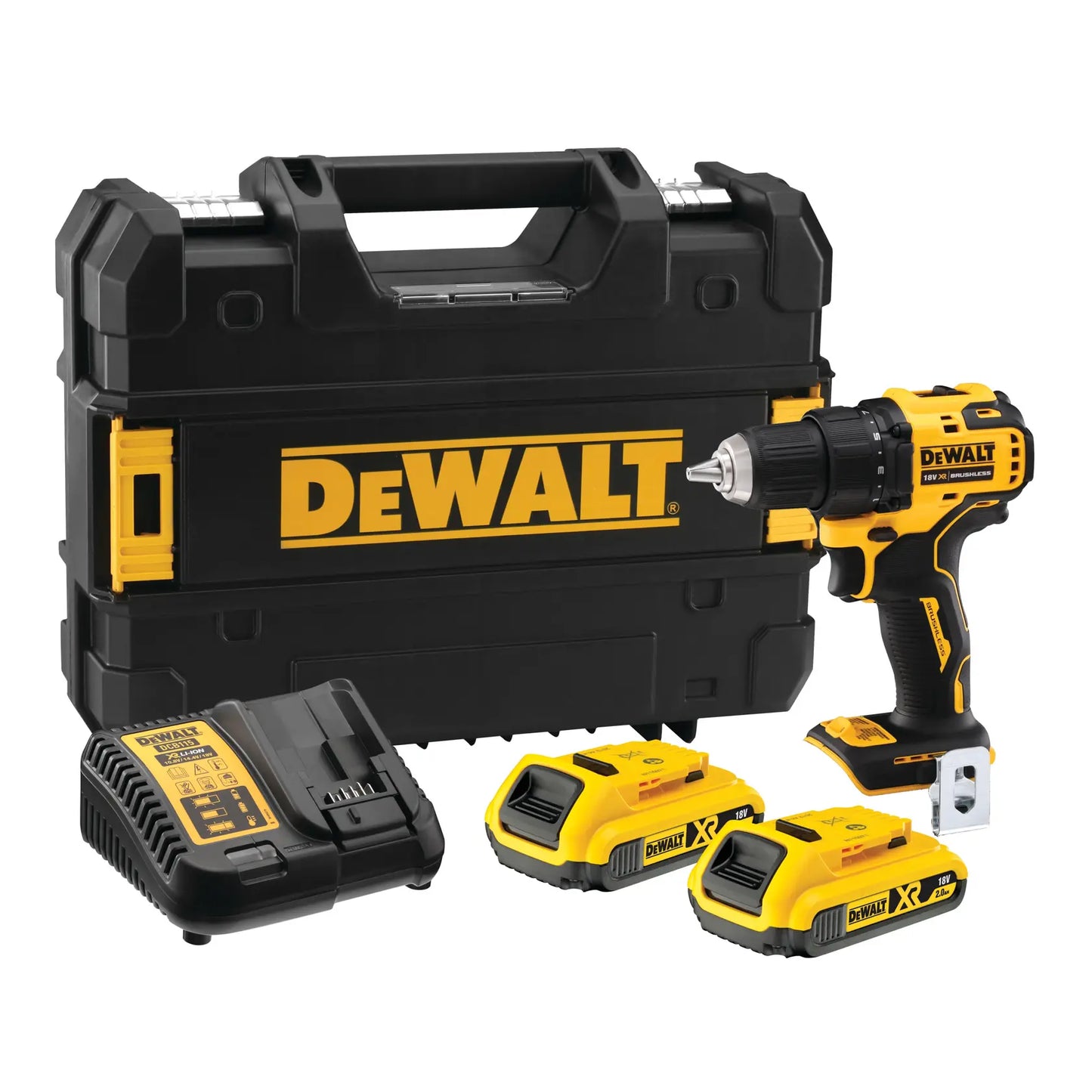 DeWalt DCD708D2T-QW Sladdlös Borrmaskin 18V