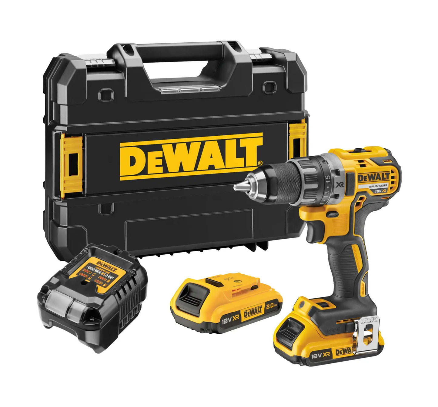DeWalt DCD791D2-QW Sladdlös Borrmaskin 18V