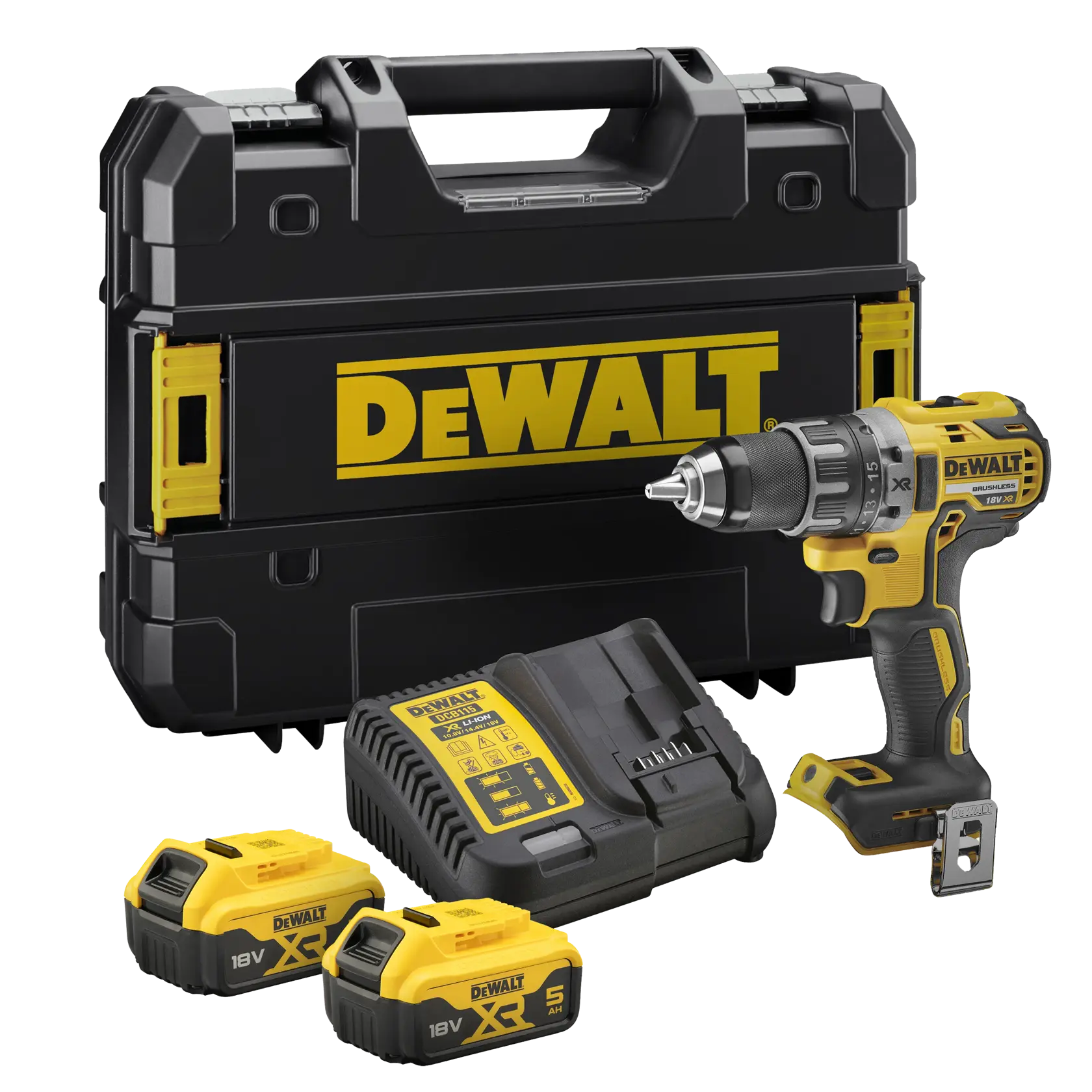 DeWalt DCD791P2-QW Sladdlös Borrmaskin 18V