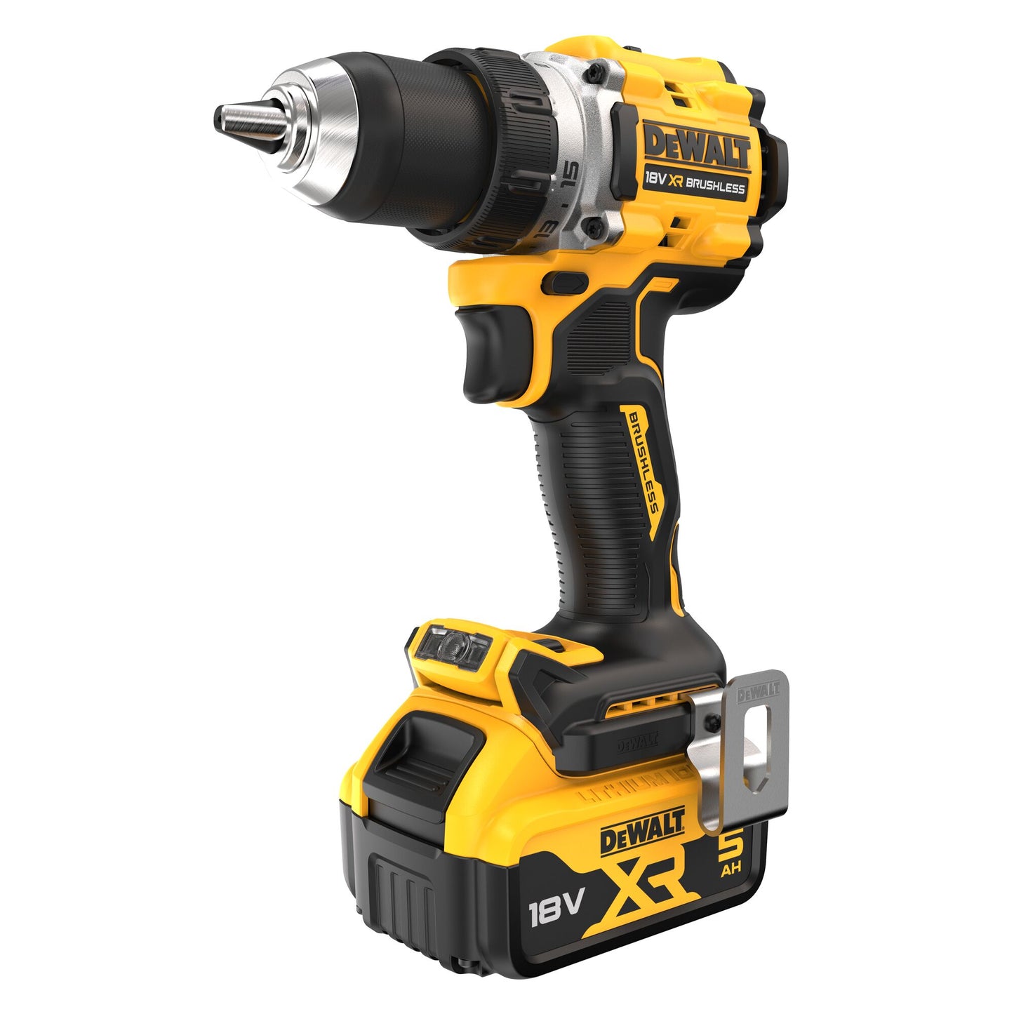 DeWalt Borrmaskin 13mm 90Nm 2000rpm 2x5Ah 18V med TSTAK