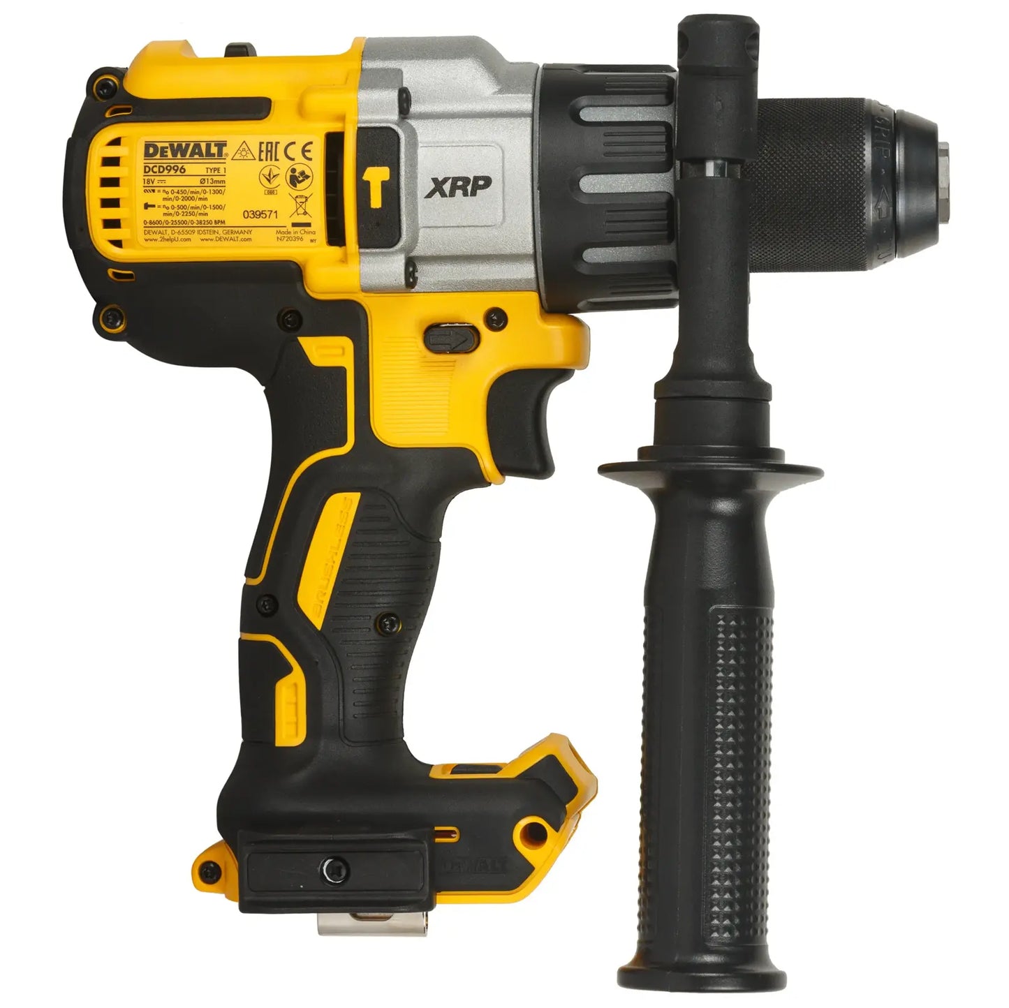 DeWalt DCD996P2 Kombiborrmaskin vy 2