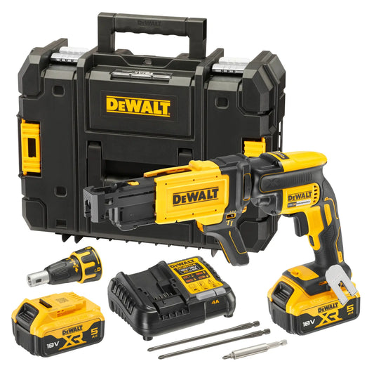 DeWalt DCF620P2K-QW Gipsskruvdragare 2x5Ah 18V med TSTAK II – produktbild 2