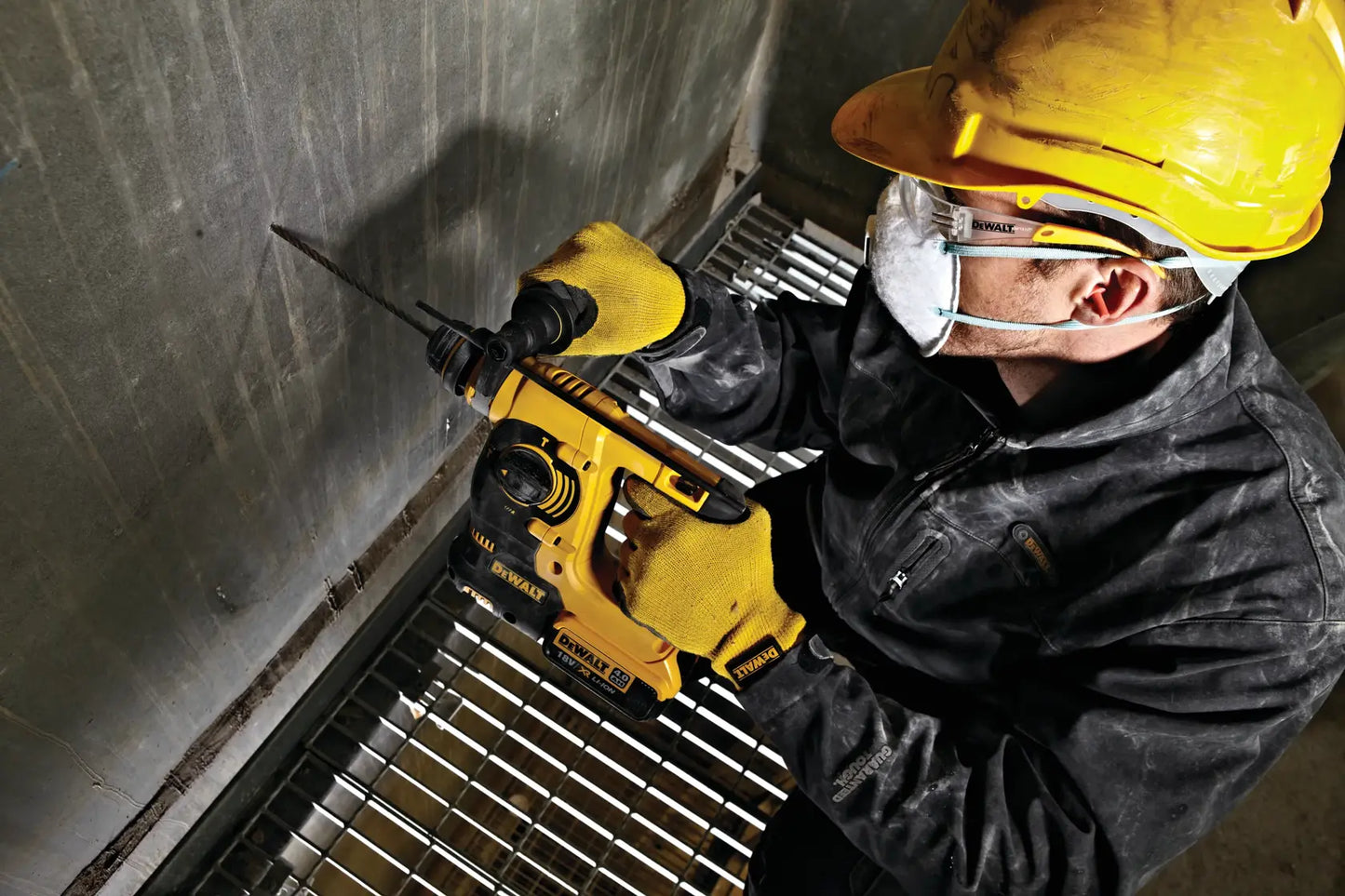 DeWalt DCH253N-XJ Borrhammare vy 3