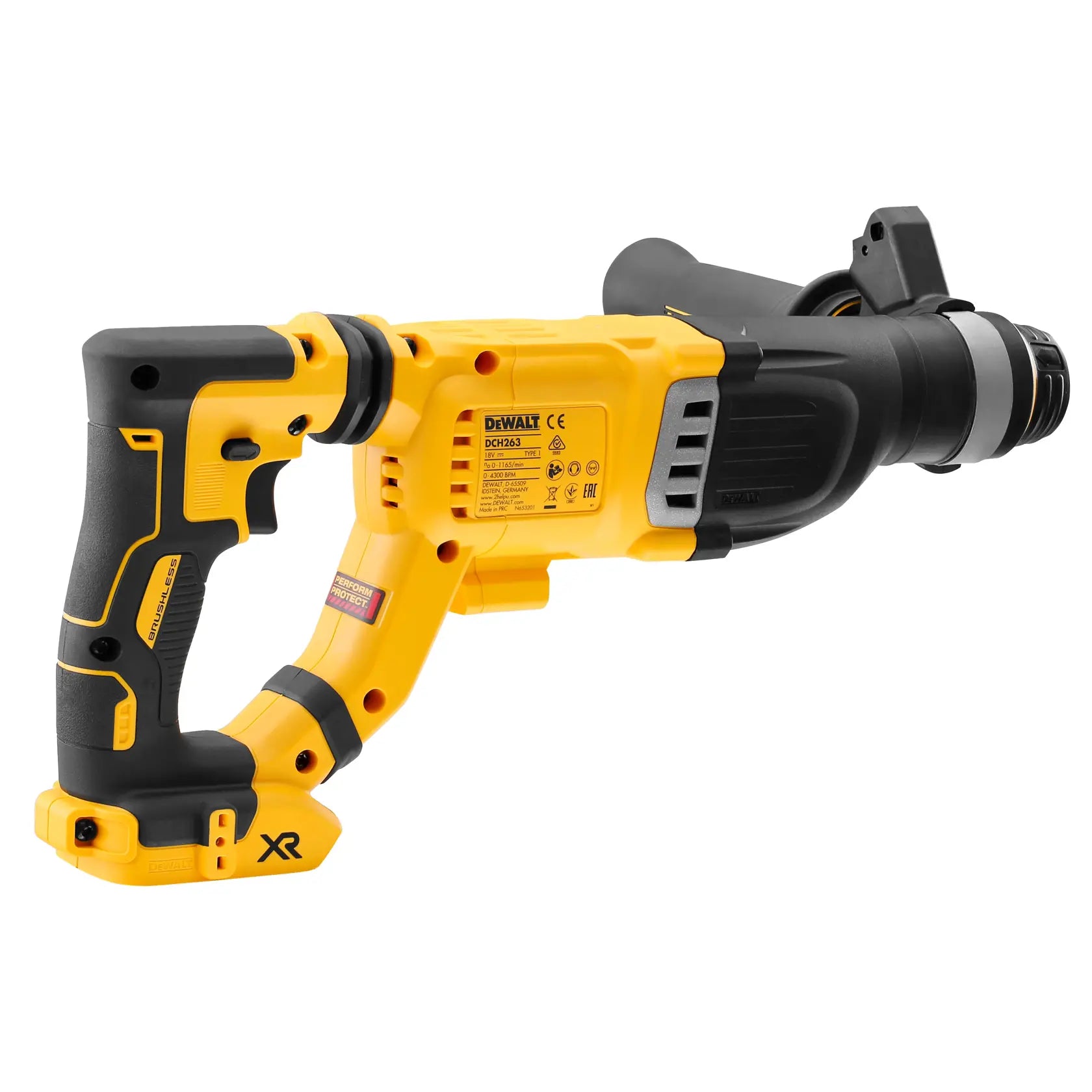 DeWalt DCH263N Borrhammare vy 3