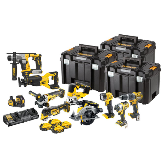 DeWalt DCK1012P4T-QW 10 verktyg 18V paket