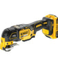 DeWalt DCS355D2-QW Multiverktyg 2x2Ah 18V + 37 Tillbehör med TSTAK II – produktbild 3