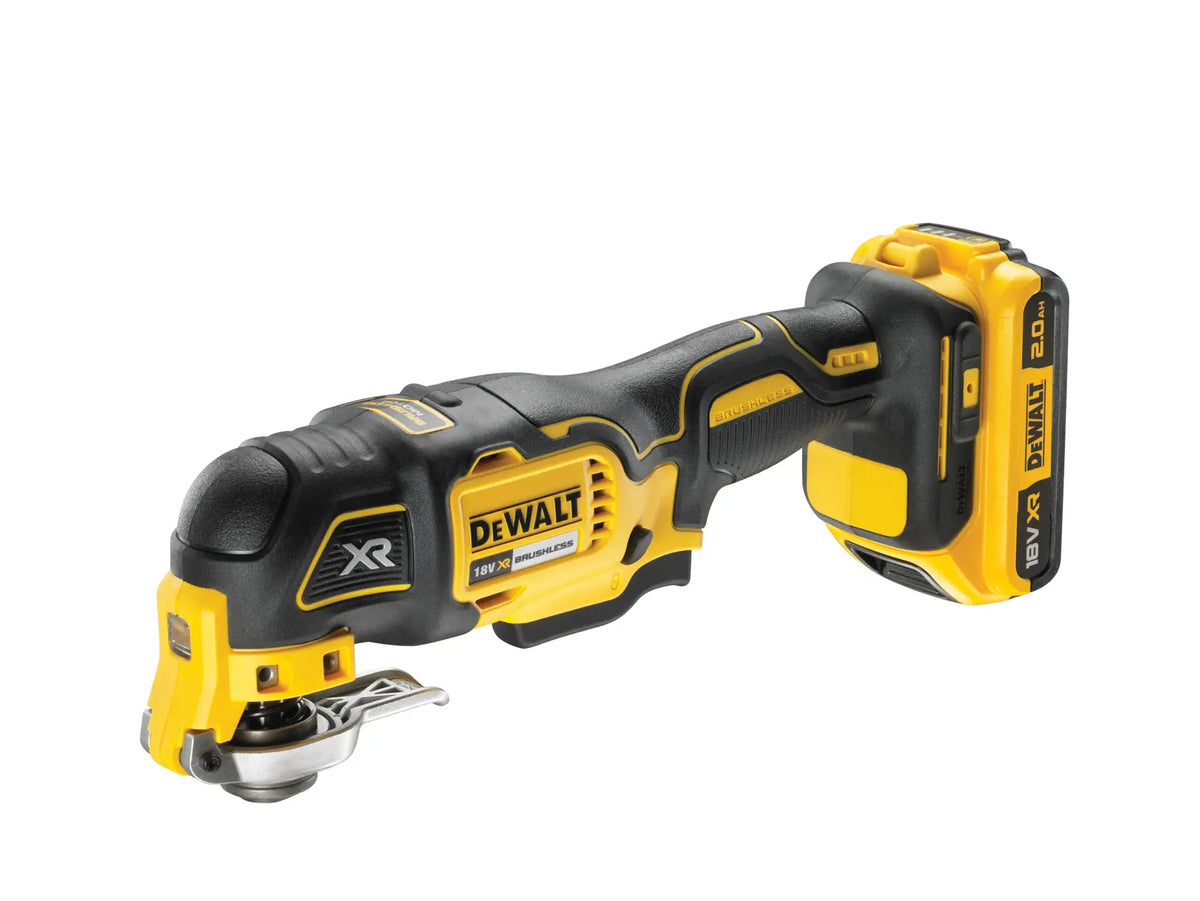 DeWalt DCS355D2-QW Multiverktyg 2x2Ah 18V + 37 Tillbehör med TSTAK II – produktbild 3