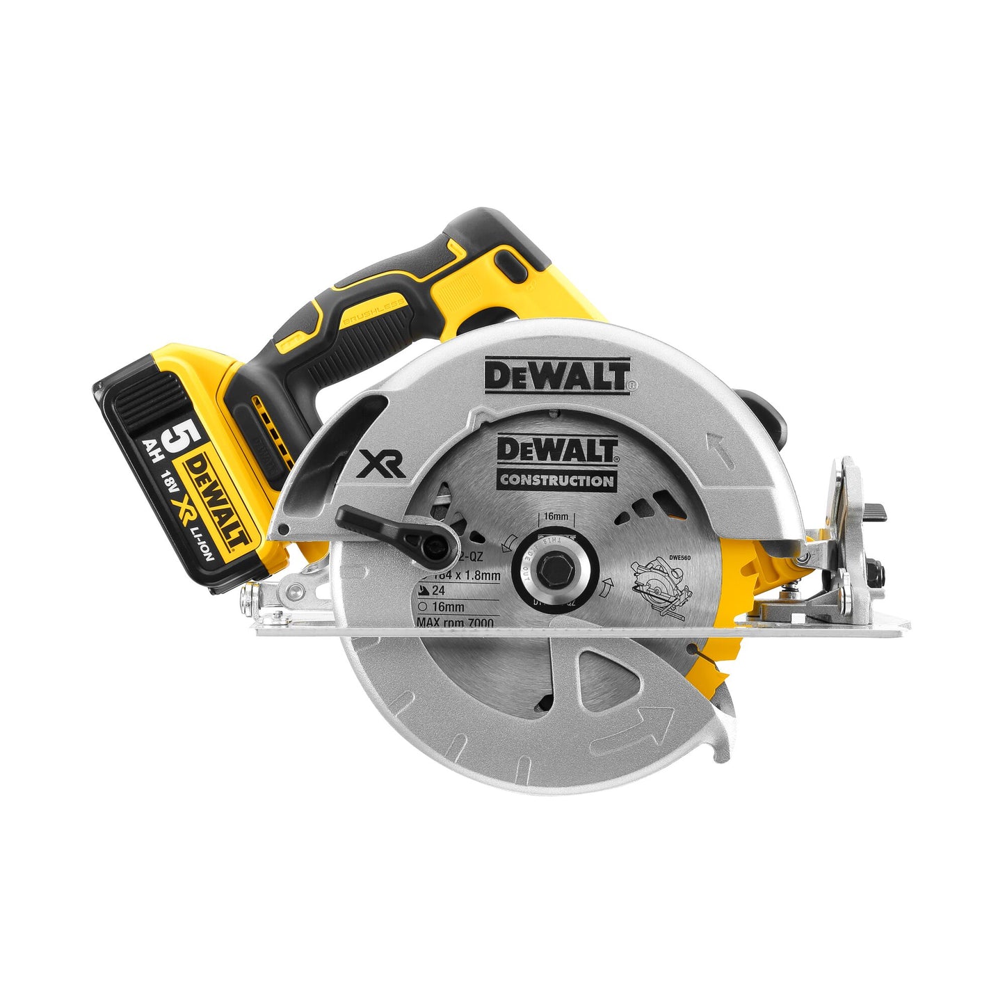 DeWalt DCS570P2 cirkelsåg vy 2