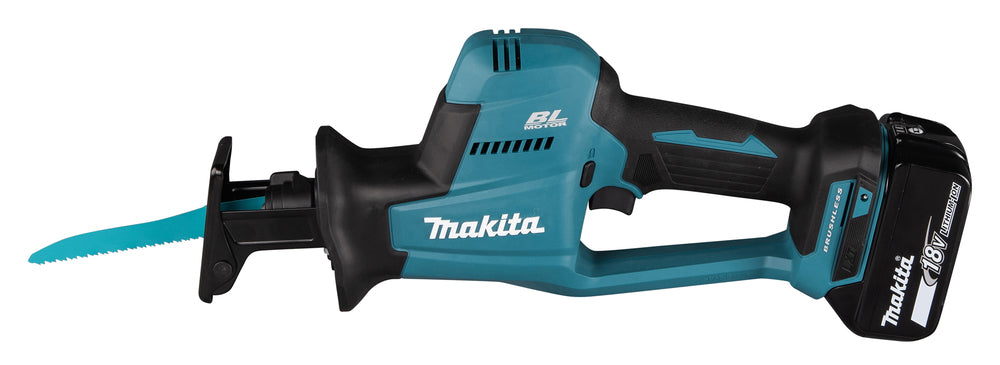 Makita DJR189Z tigersåg från sidan
