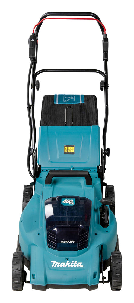 Makita DLM480Z gräsklippare framifrån