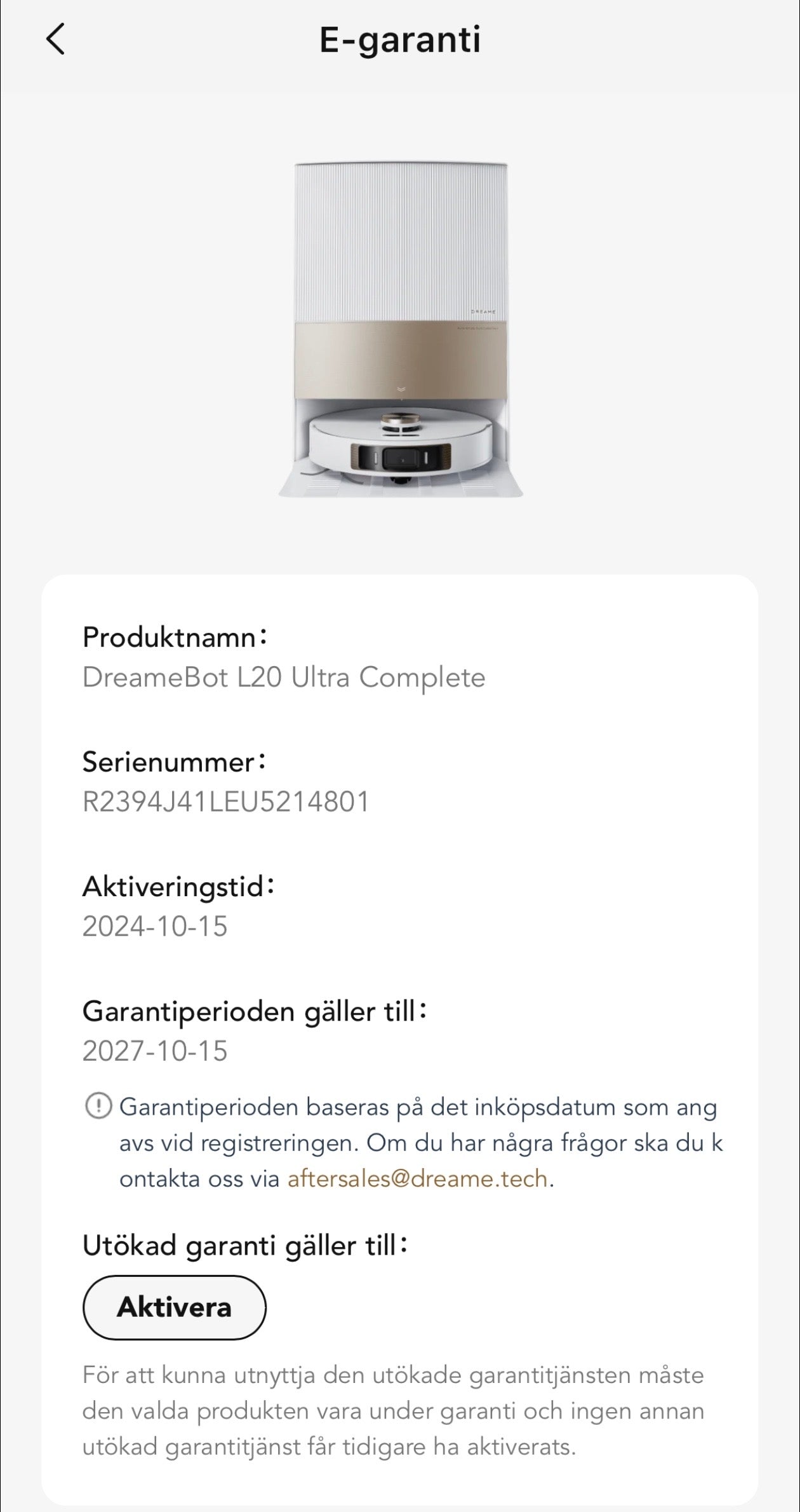 Dreame L20 Ultra - RESTORE