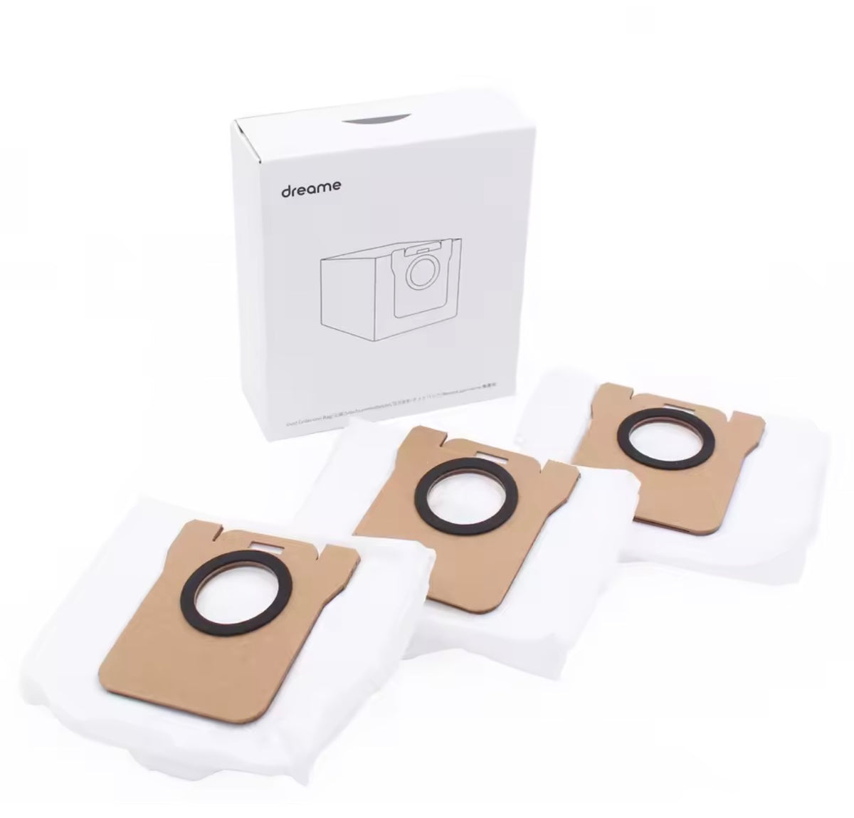 Dammpåse 0,3L - Dreame/Mova Robotdammsugare 3 pack