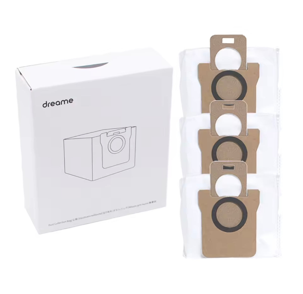 Dammpåse 0,3L - Dreame/Mova Robotdammsugare 3 pack