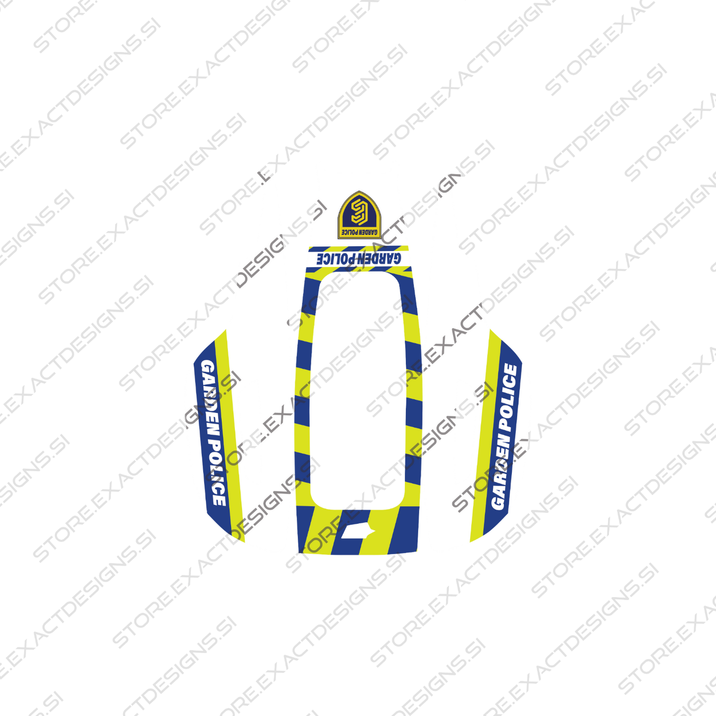 Garden Police – Aufkleber für Mammotion Mähroboter Exact Designs
