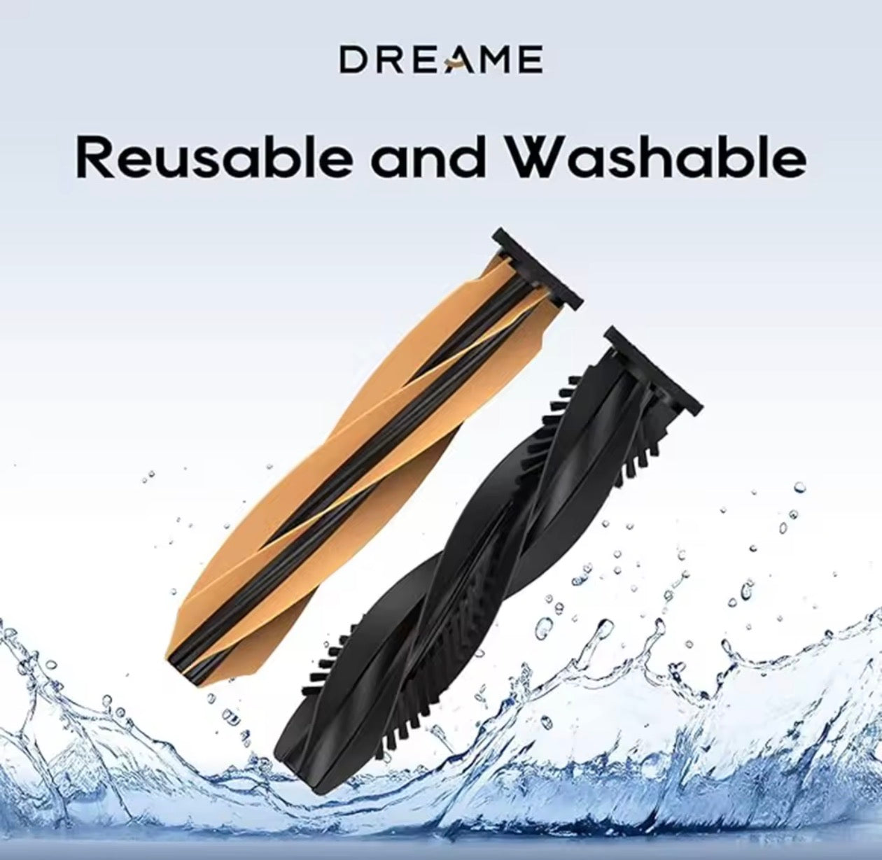 Original Dreame DuoBrush för X50 Ultra/L50 Ultra/L40s Ultra/Aqua10 Series/D20 Plus/D20 Pro Plus/Matrix10 Ultra Robotdammsugare