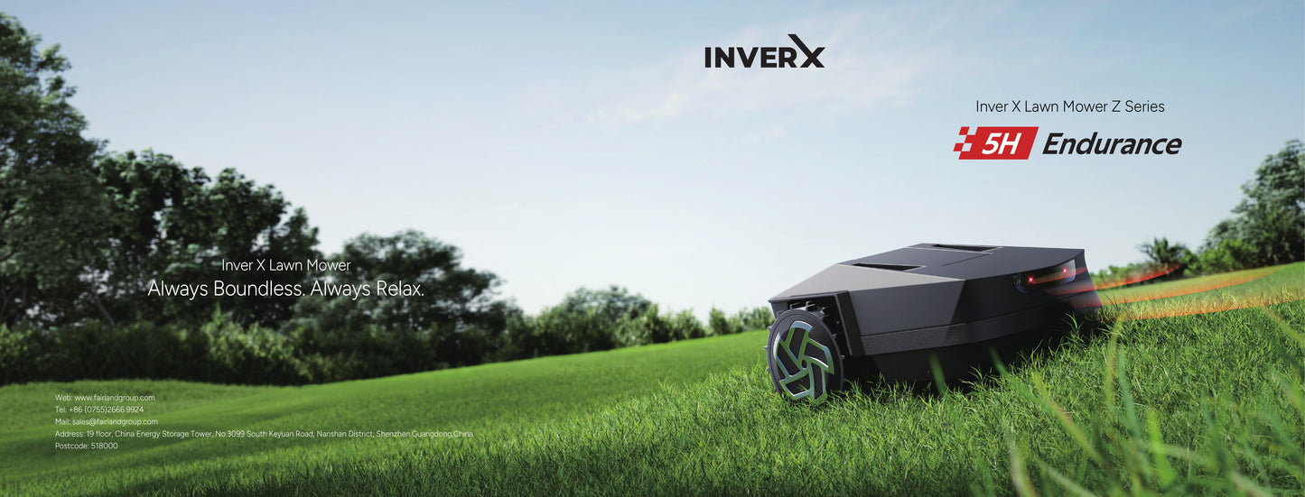 Inver X Z4 Robotgräsklippare – upp till 1 500 m²