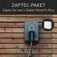 Paket Zaptec Go svart + Sense P1 (10603+50123)