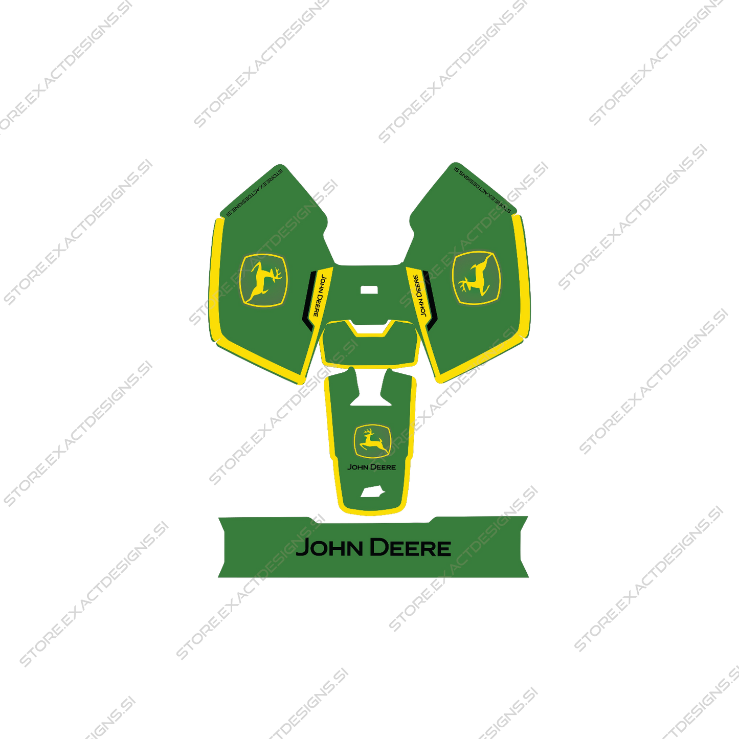 John Deere – Nalepka za Mammotion robotske kosilnice Exact Designs