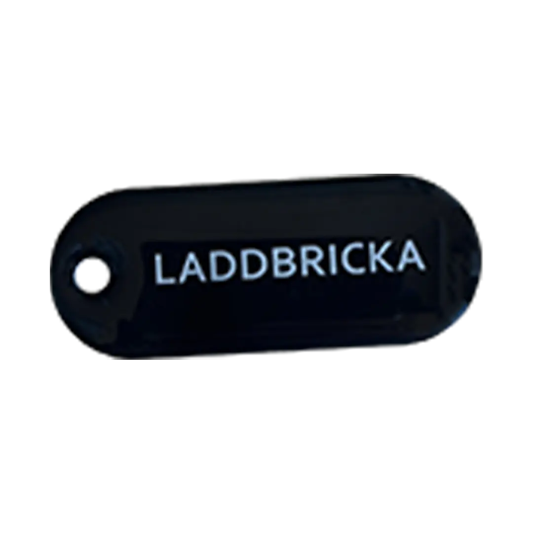 Laddbricka RFID, Svart