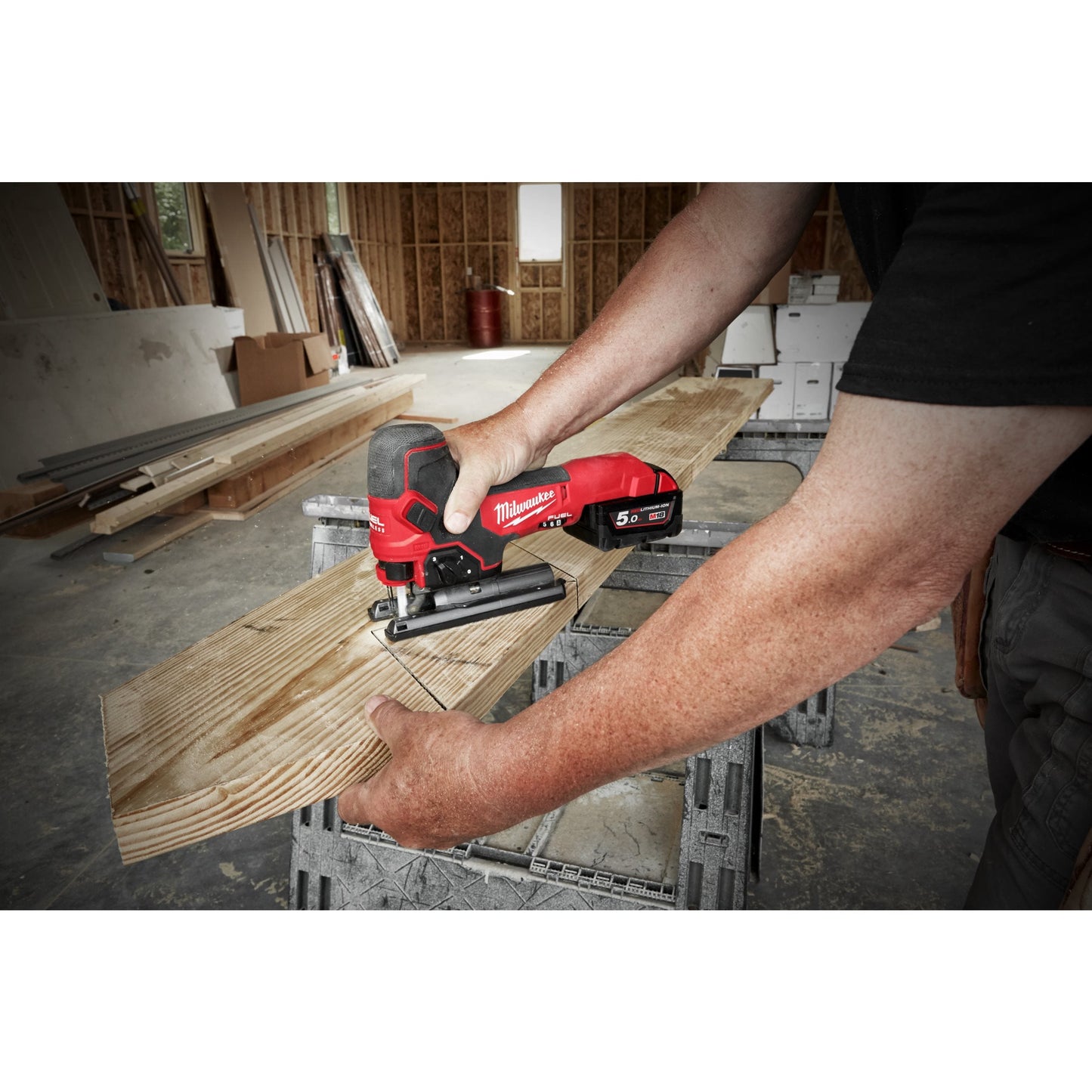 Milwaukee M18 FBJS-0 18V FUEL Sticksåg (stavhandtag) – Solo (utan batteri)