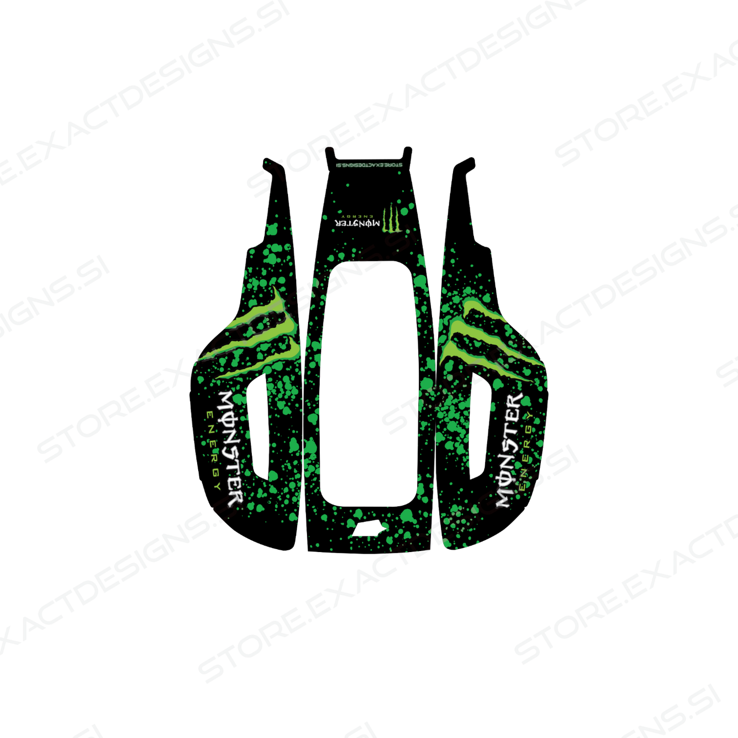 Monster Energy – Sticker for Mammotion Robotic Lawn Mowers Exact Designs