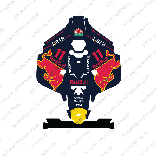 F1 Honda RB21 – Aufkleber für Mammotion Mähroboter Exact Designs