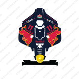 F1 Honda RB21 – Aufkleber für Mammotion Mähroboter Exact Designs