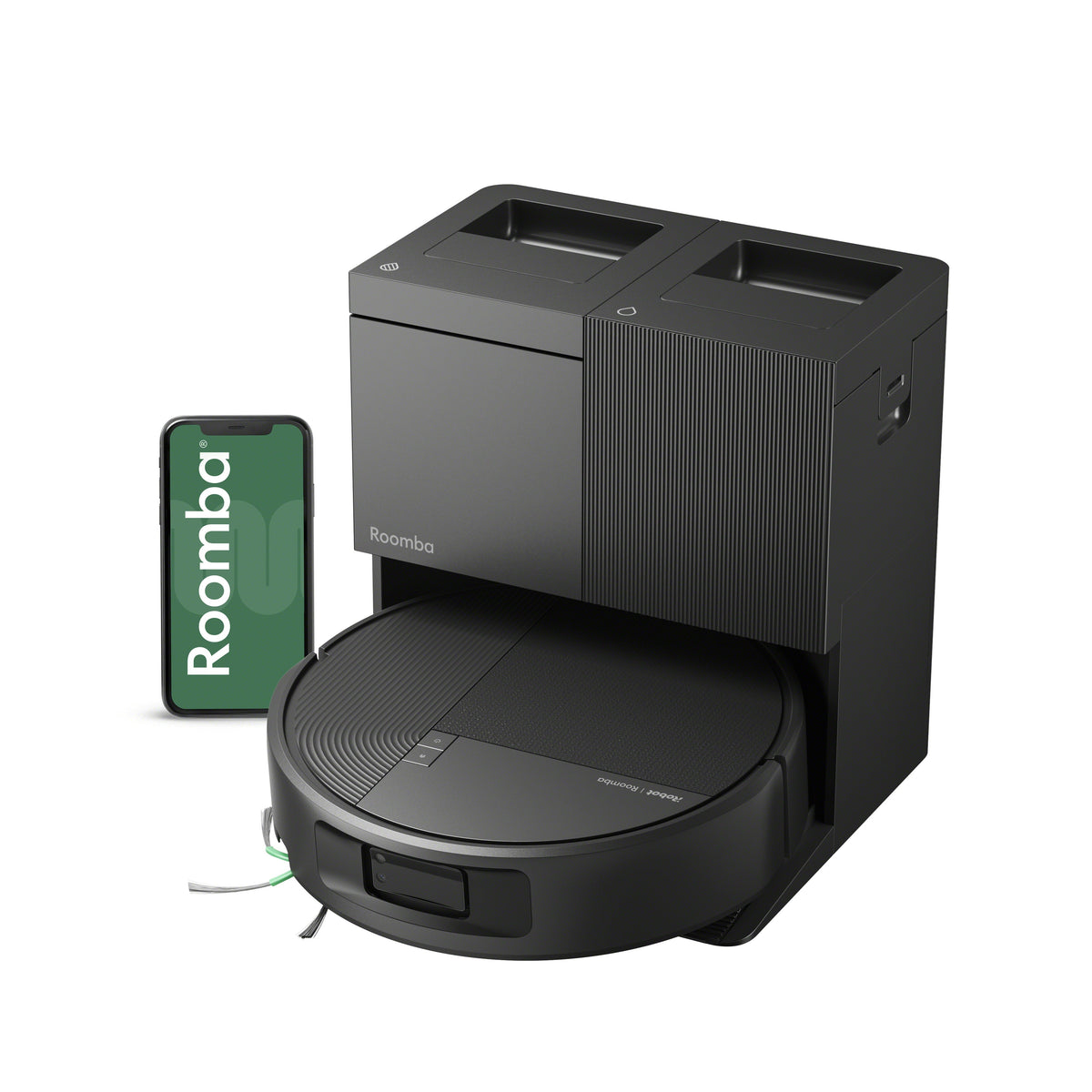 iRobot Roomba Plus 615 Combo, svart, med Wash Only-dockningsstation