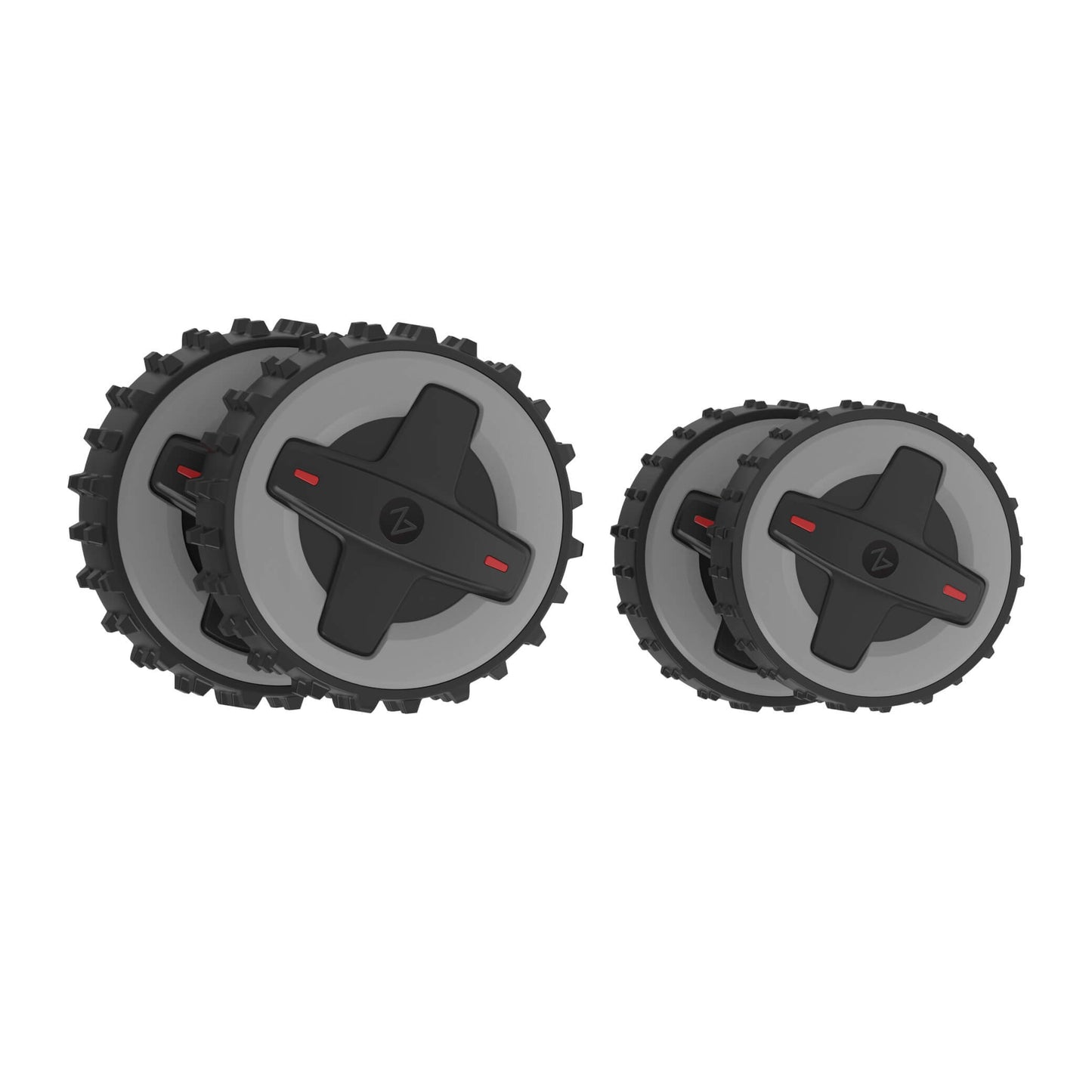 Roborock Rough Terrain Wheels för RockMow Z-serien, Mörkgrå