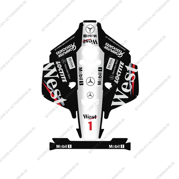 F1 McLaren 2000s - Mammotion Luba 2 AWD X - Nalepka Exact Designs
