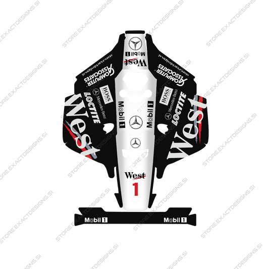 F1 McLaren 2000s - Mammotion Luba 2 AWD X - Nalepka Exact Designs
