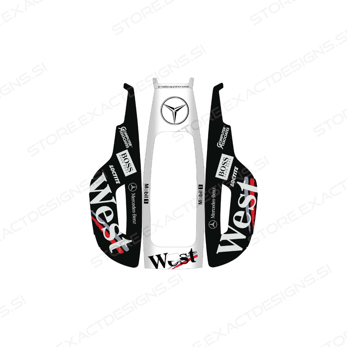 F1 McLaren 2000s – Sticker for Mammotion Robotic Lawn Mowers Exact Designs