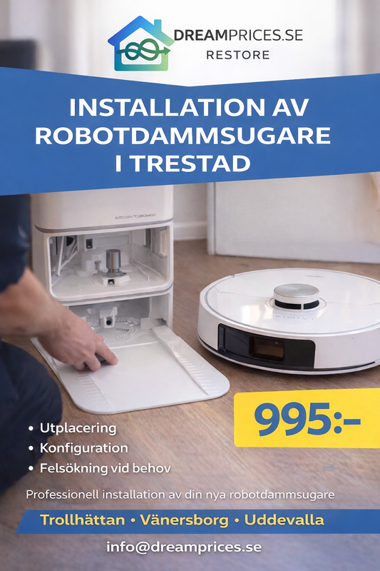 Installation av robotdammsugare