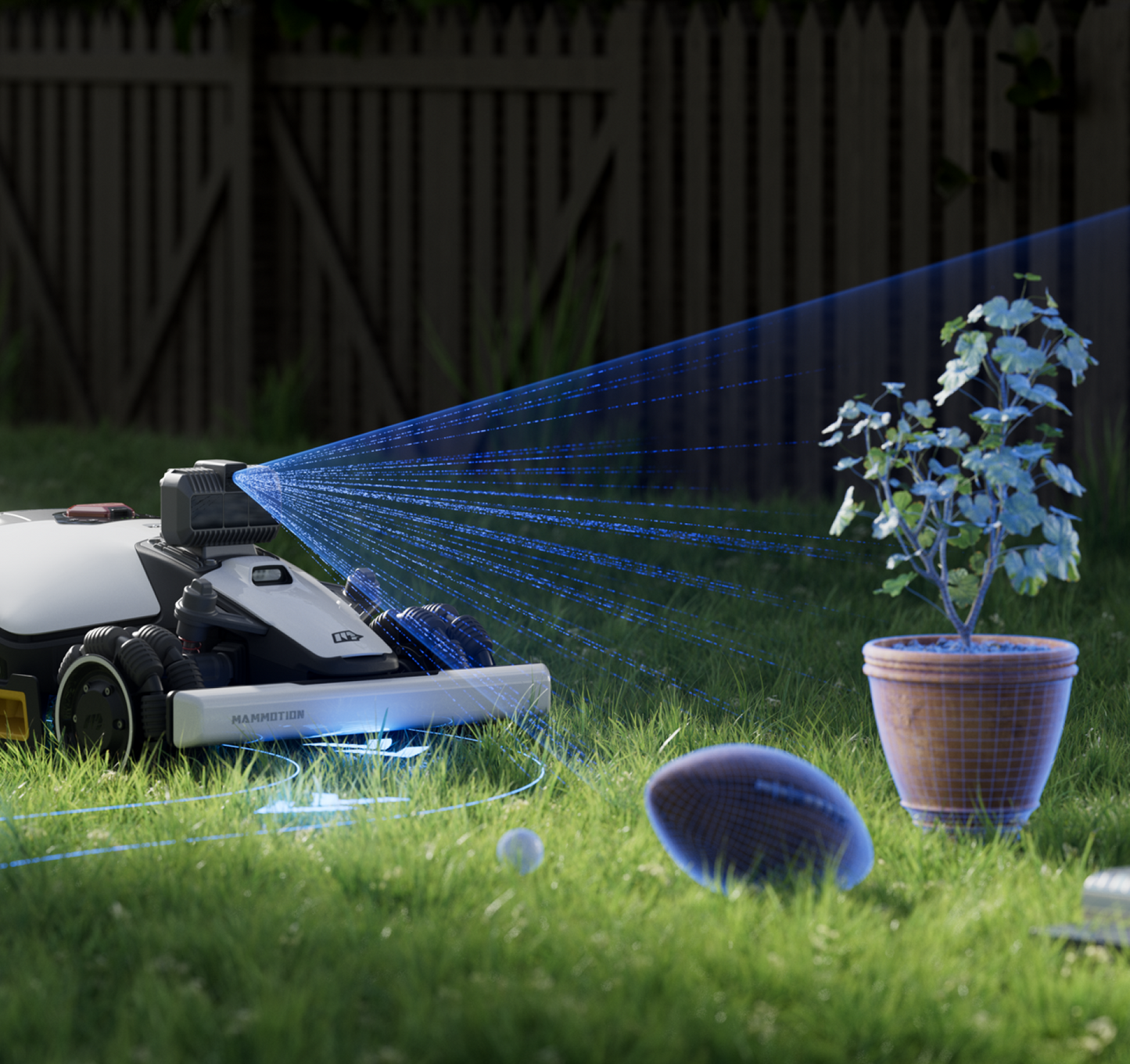 Mammotion LUBA mini AWD LiDAR 1500 m² Robotgräsklippare utan slinga