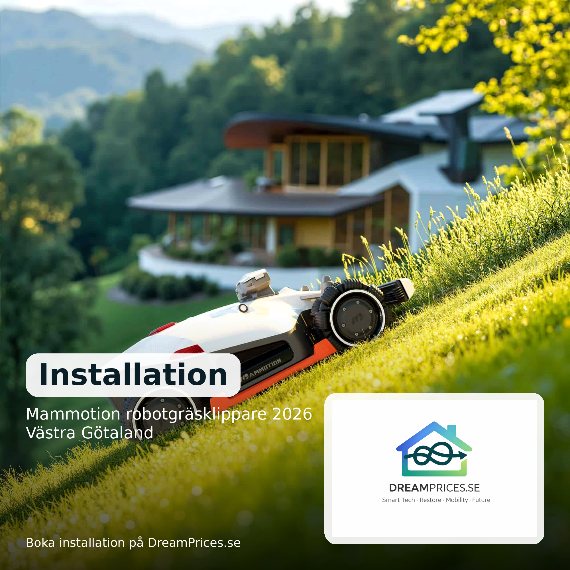 Installation av Robortgräsklippare