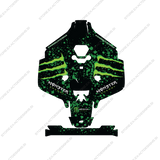 Monster Energy – Nalepka za Mammotion robotske kosilnice Exact Designs