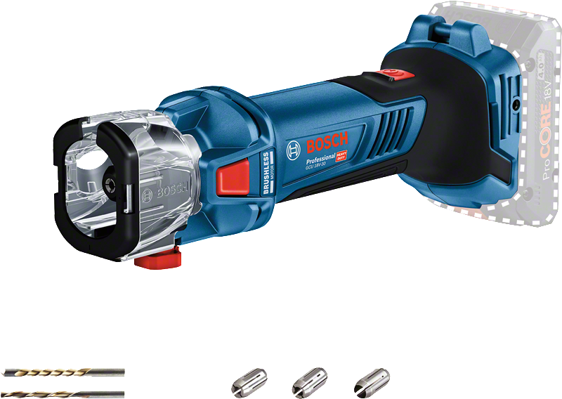 Bosch GCU18V-30 Gipsfräs / gipsskärare 18V – produktbild 3