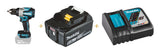 Makita DDF489Z + BL1860B + DC18RC – Borrskruvdragare Komplett Paket