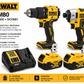 DeWalt Startpaket Combo Borr + Slagskruvdragare + 2×5,0Ah + Laddare