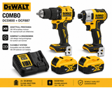 DeWalt Startpaket Combo Borr + Slagskruvdragare + 2×5,0Ah + Laddare