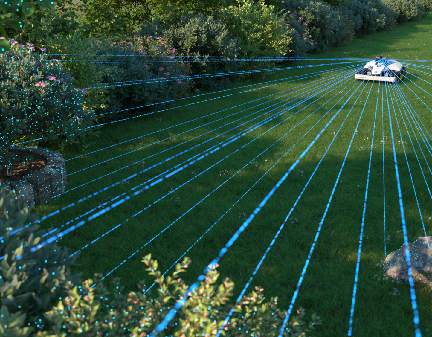 Mammotion LUBA mini AWD LiDAR 1500 m² Robotgräsklippare utan slinga