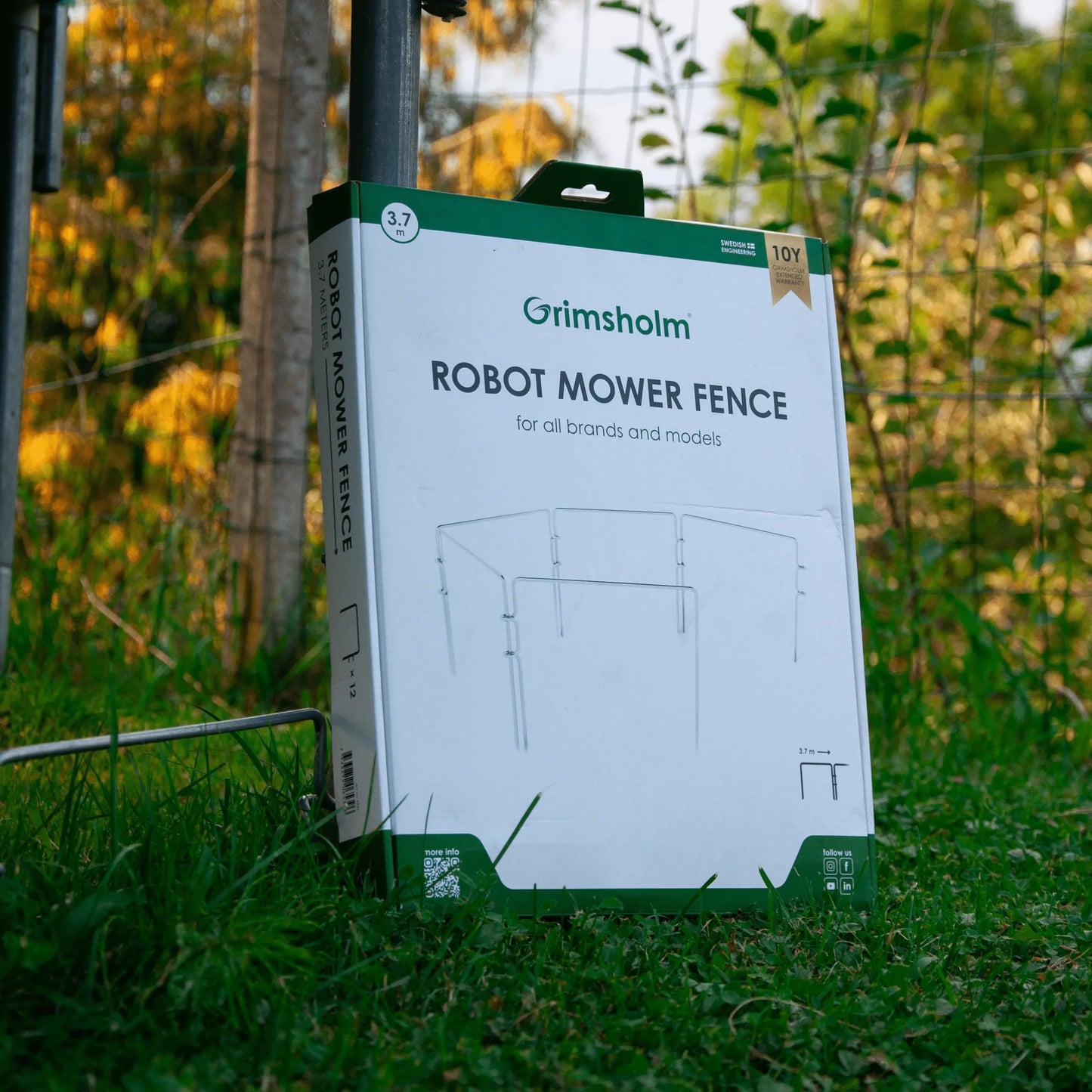 Stahlzaun für Mähroboter - Exact Designs